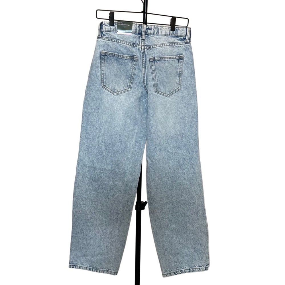 Wild Fable Blue Straight Leg Jeans High Rise - Picture 2 of 7